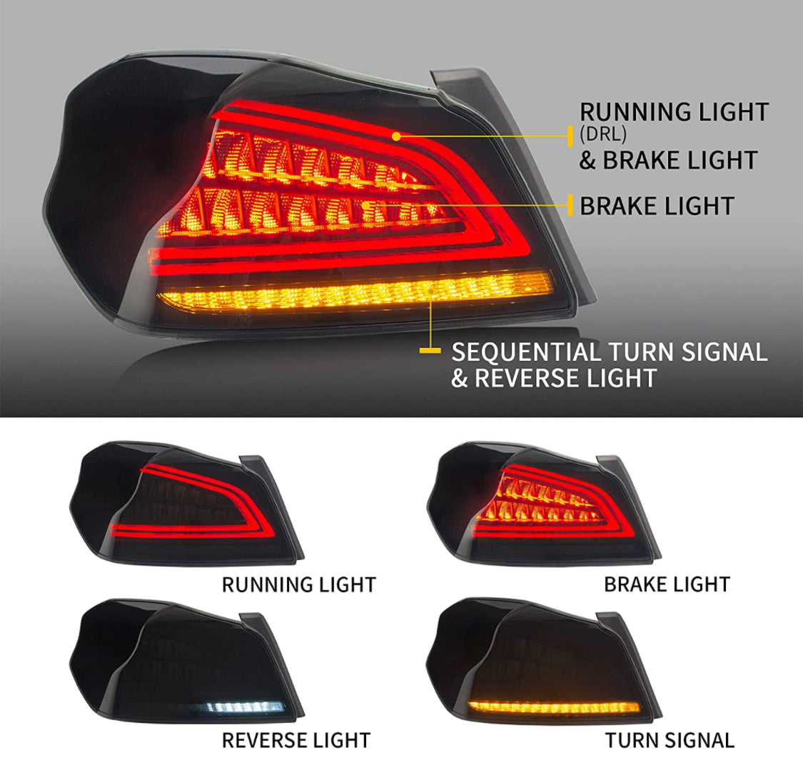 VLAND Full LED Subaru Wrx Tail Lights