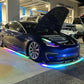 TESLA MODEL 3/Y PLAID SERIES (NON MATRIX/REFLECTOR) RGBW HEADLIGHTS WITH FOG LIGHTS (BLACKED OUT)